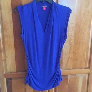 Vince Camuto Cobalt Blue Sleeveless Top NWOT Sz m